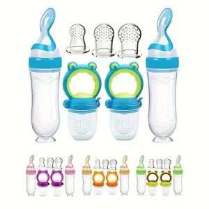 7pcs Silicon Baby Feeding Set