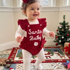 Embroidered Christmas Outfit